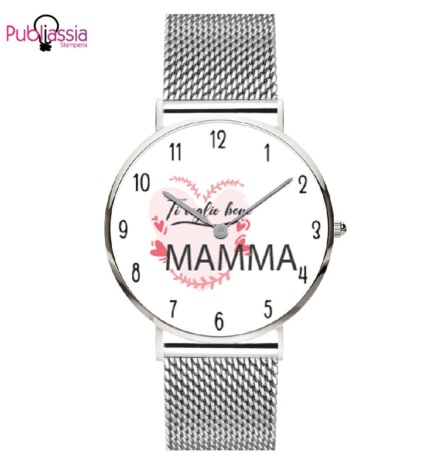 Happy mother's day - orologio da polso personalizzato - idea regalo festa della mamma