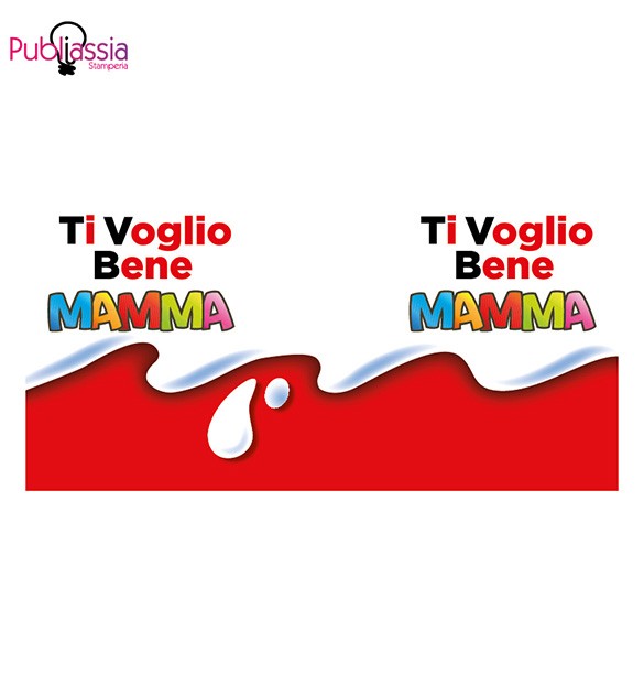 Ti voglio bene mamma - Tazza Mug Personalizzata - Festa della Mamma