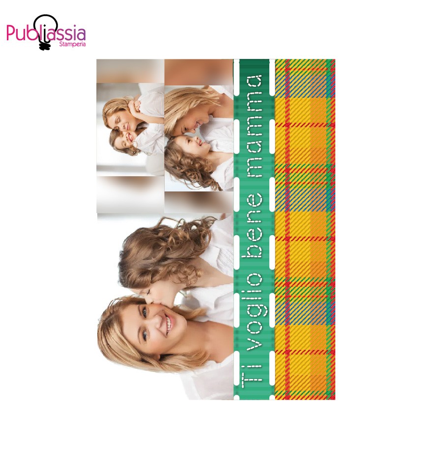 I love mom - Plaid in pile personalizzato con foto