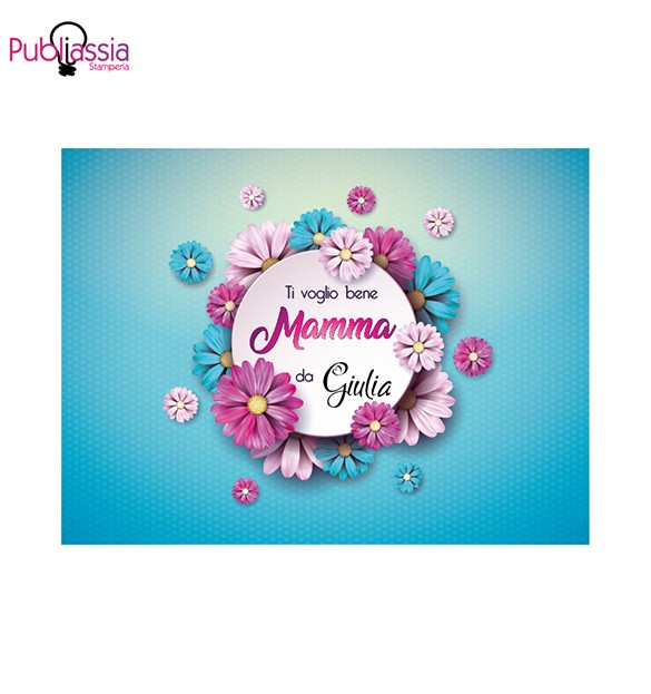 Io e te mamma - Tovaglietta in tessuto lavabile - idea regalo festa della mamma