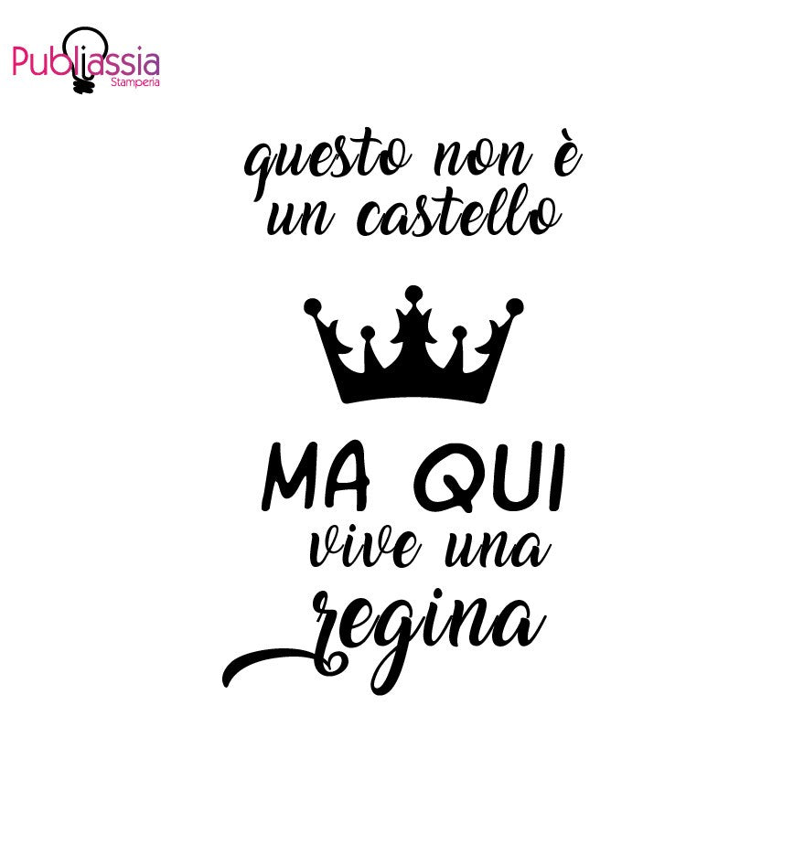 Ma qui vive una regina - Tagliere in Legno Personalizzato - idea regalo festa della mamma