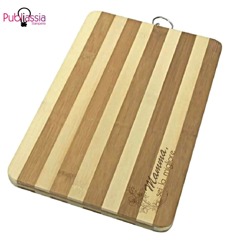 Mamma sei la migliore - Tagliere in Legno Personalizzato - idea regalo festa della mamma
