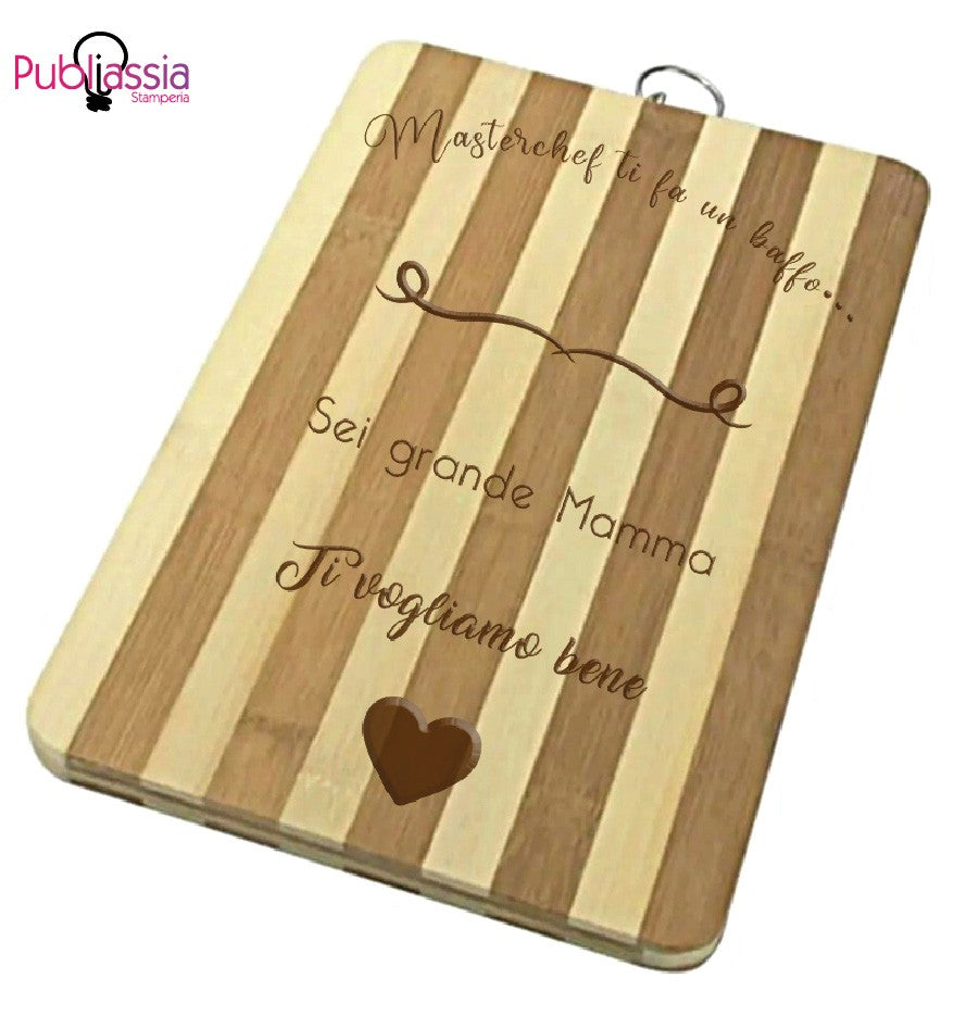 Sei grande mamma - Tagliere in Legno Personalizzato - idea regalo festa della mamma