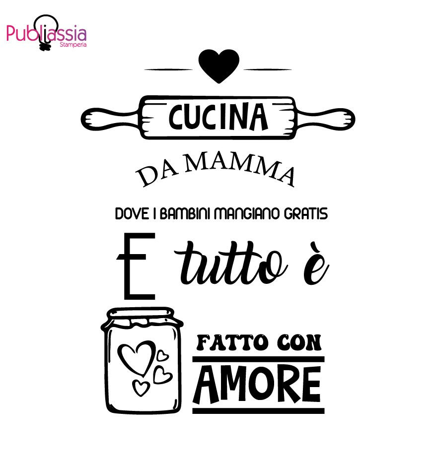 Da mamma - Tagliere in Legno Personalizzato - idea regalo festa della mamma