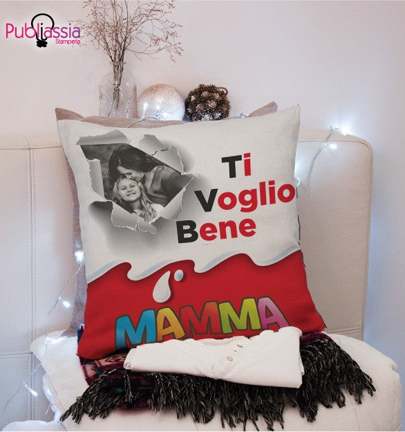 Ti voglio bene Mamma - Cuscino - idea regalo festa della mamma
