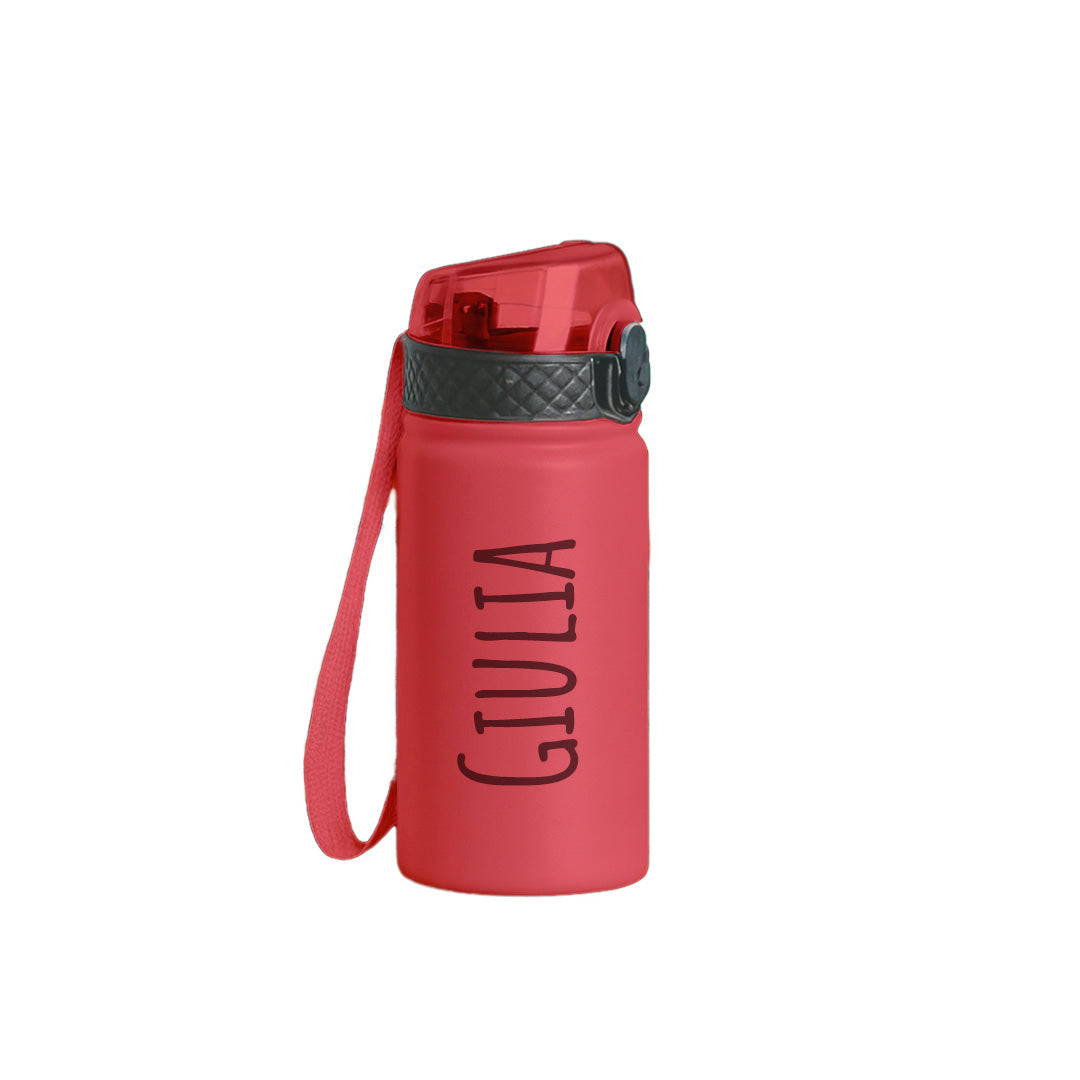 Minimal name - Borraccia termica da 550 ml - personalizzata con nome
