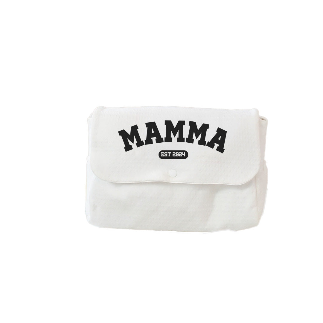 Mamma - Borsa Fasciatoio per Neonato Personalizzato con data