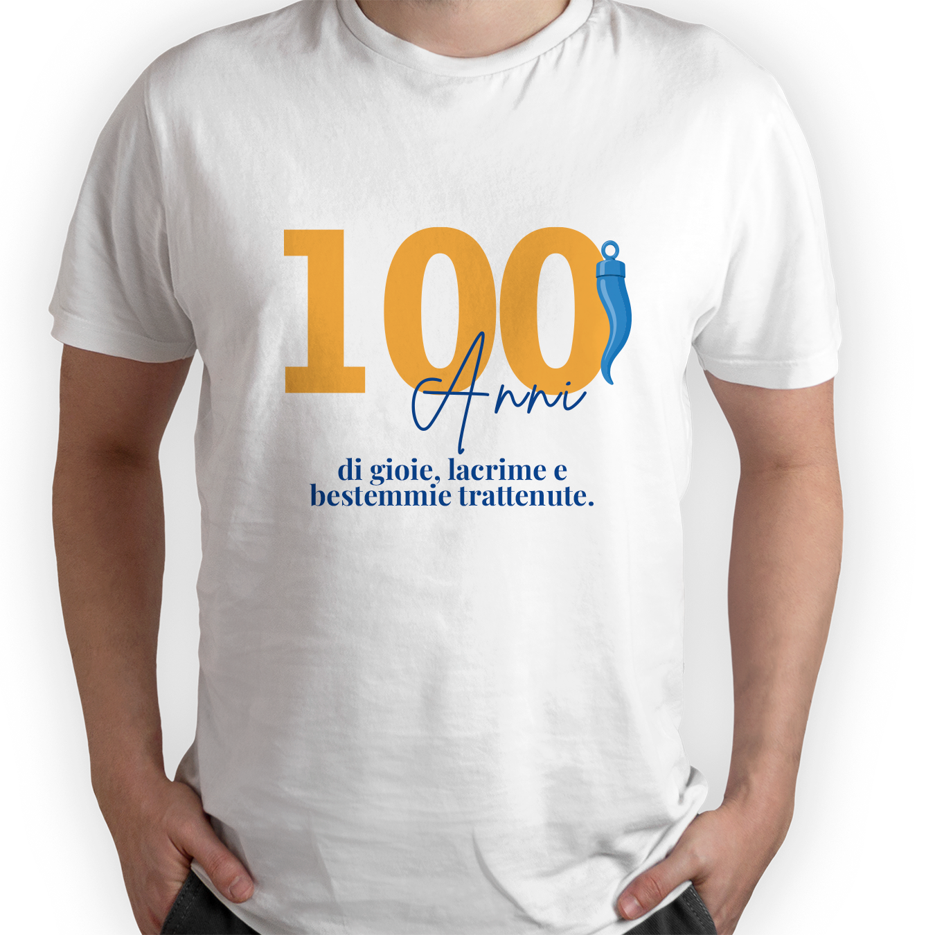 100 anni - T-shirt Bianca