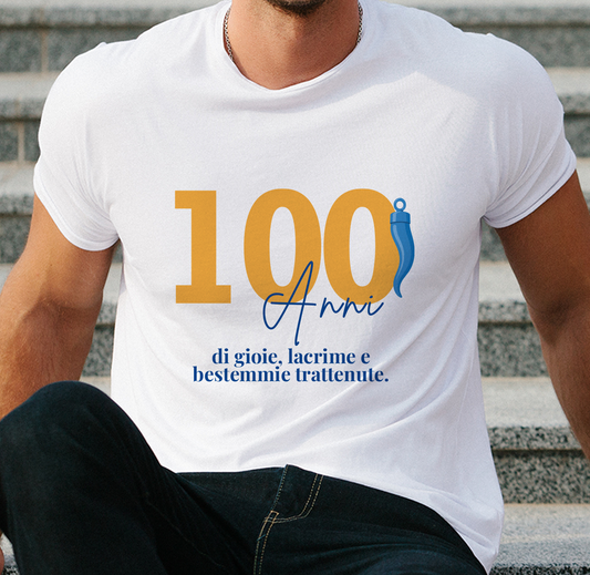 100 anni - T-shirt Bianca - Maglia 2026