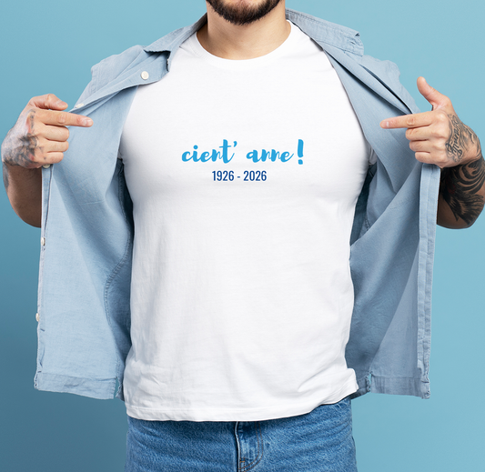 Cient'ann - T-shirt Bianca - Maglia 2026