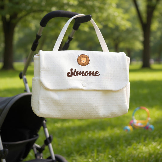Baby Lyon - Borsa Fasciatoio per Neonato personalizzata con nome