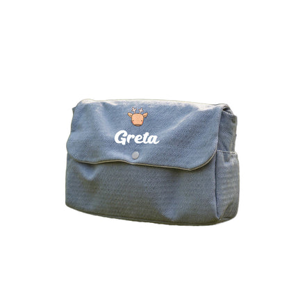 Baby Reindeer - Borsa Fasciatoio per Neonato personalizzata con nome