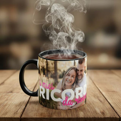 I miei ricordi da vivere - Tazza Magica - personalizzata con foto