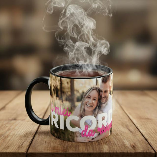 I miei ricordi da vivere - Tazza Magica - personalizzata con foto