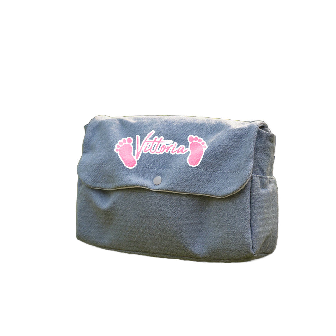 Girl - Borsa Fasciatoio per Neonato personalizzata con nome