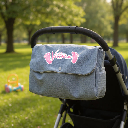 Girl - Borsa Fasciatoio per Neonato personalizzata con nome