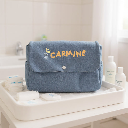 Baby space - Borsa Fasciatoio per Neonato personalizzata con nome