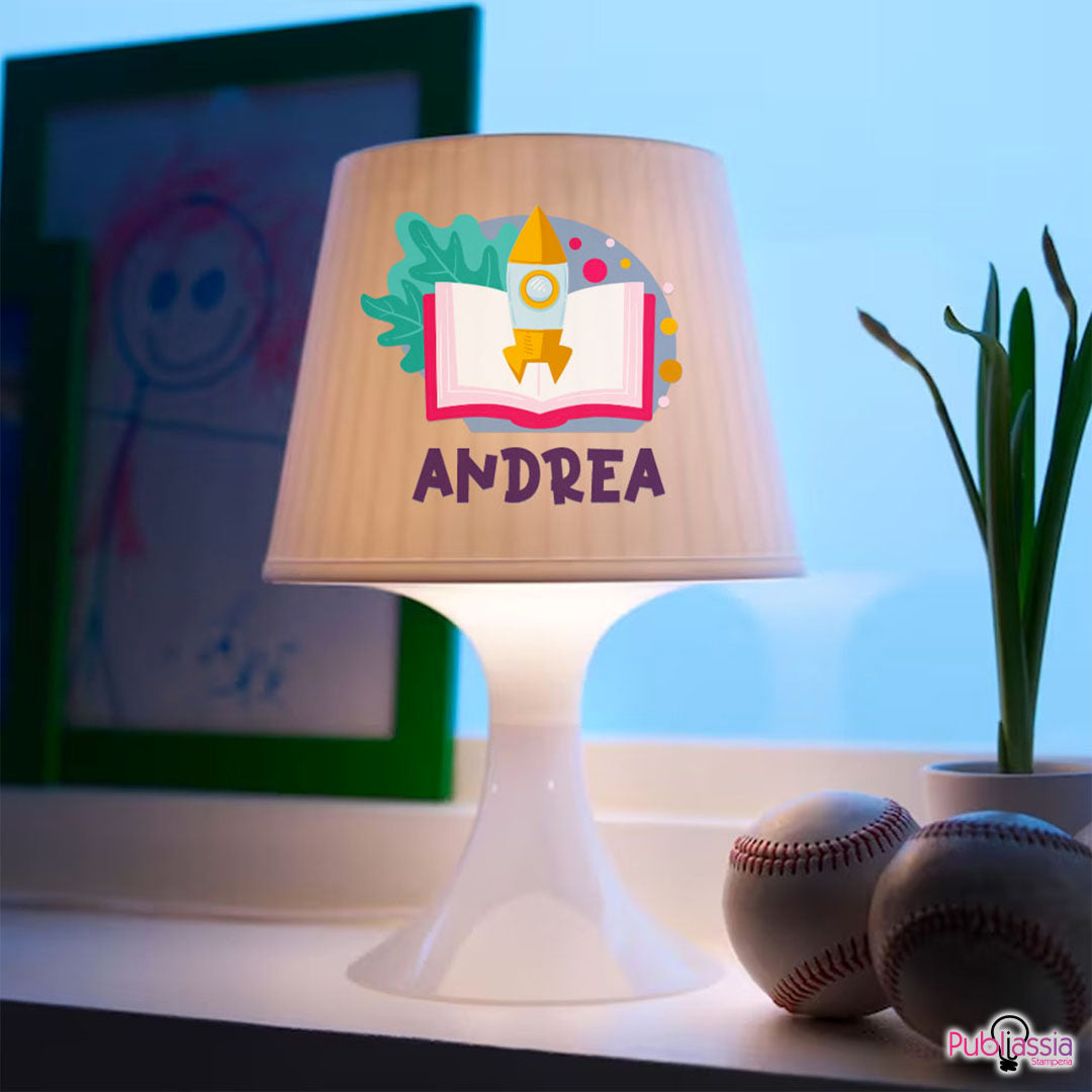 Space - Lampada da Tavolo Personalizzata con nome