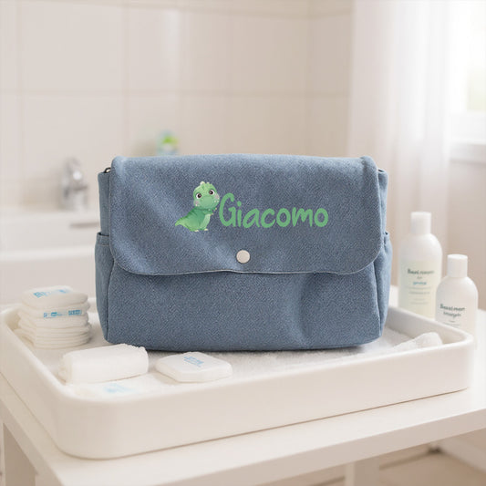 Baby Rex - Borsa Fasciatoio per Neonato personalizzata con nome