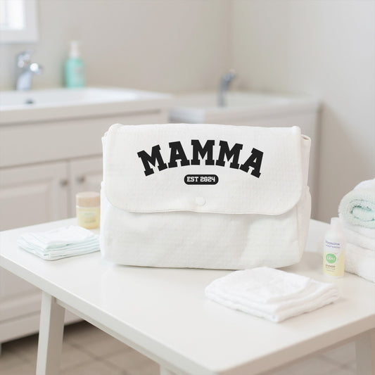 Mamma - Borsa Fasciatoio per Neonato Personalizzato con data