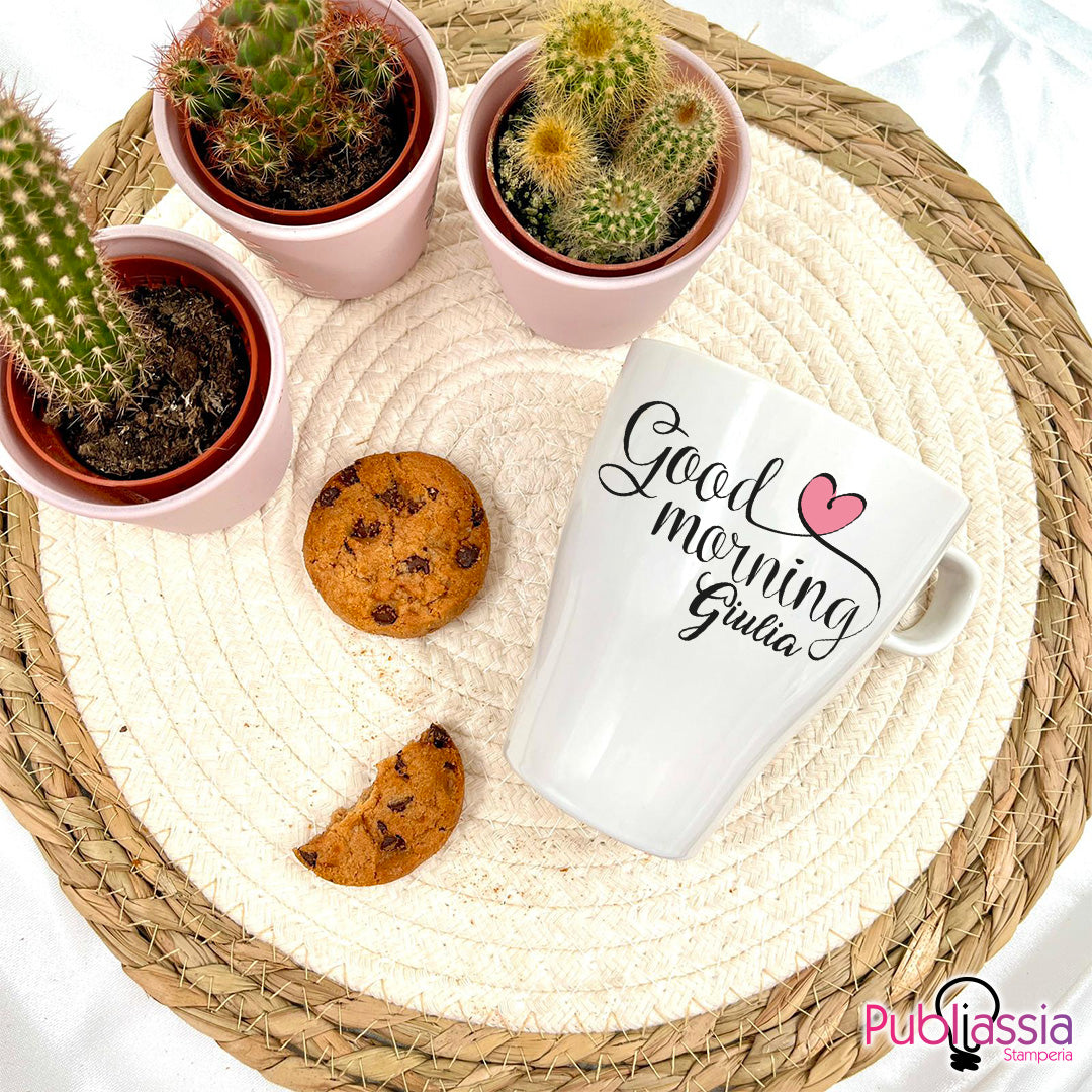 Good morning - Tazza personalizzata con nome