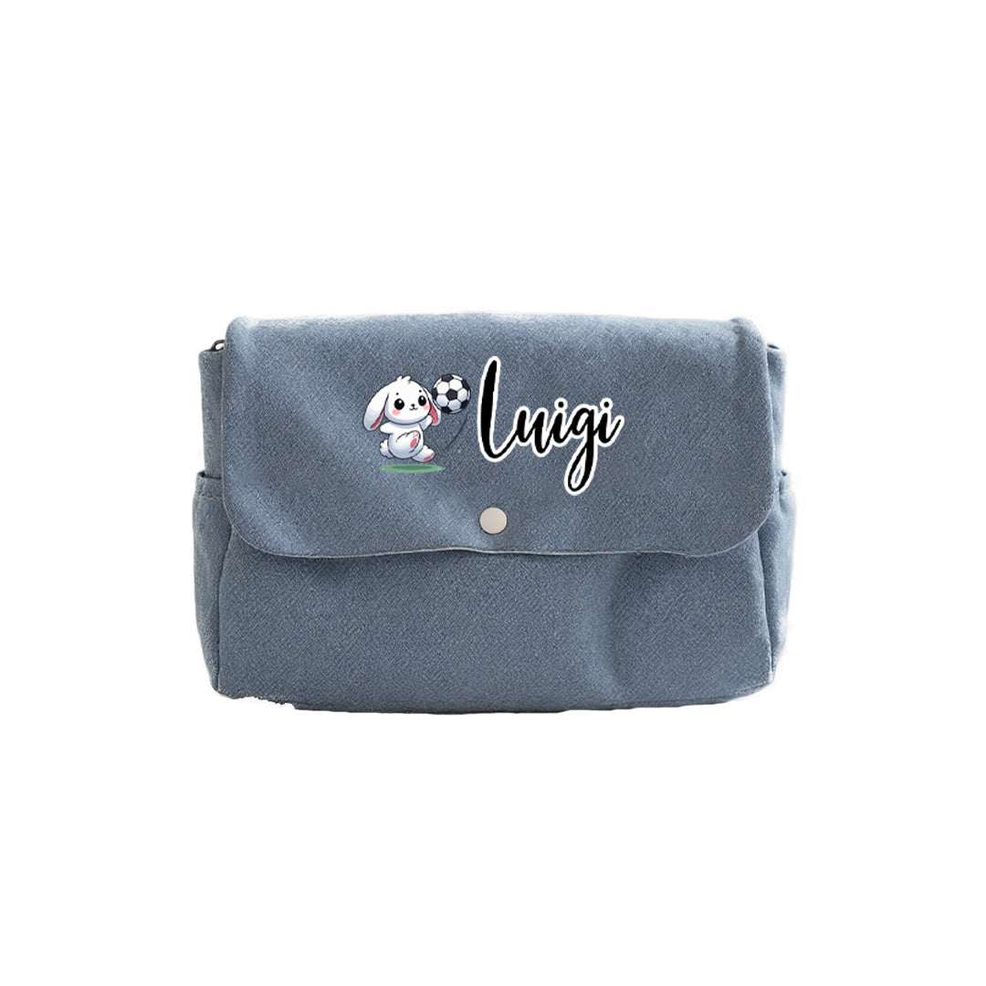 Baby Soccer - Borsa Fasciatoio per Neonato personalizzata con nome