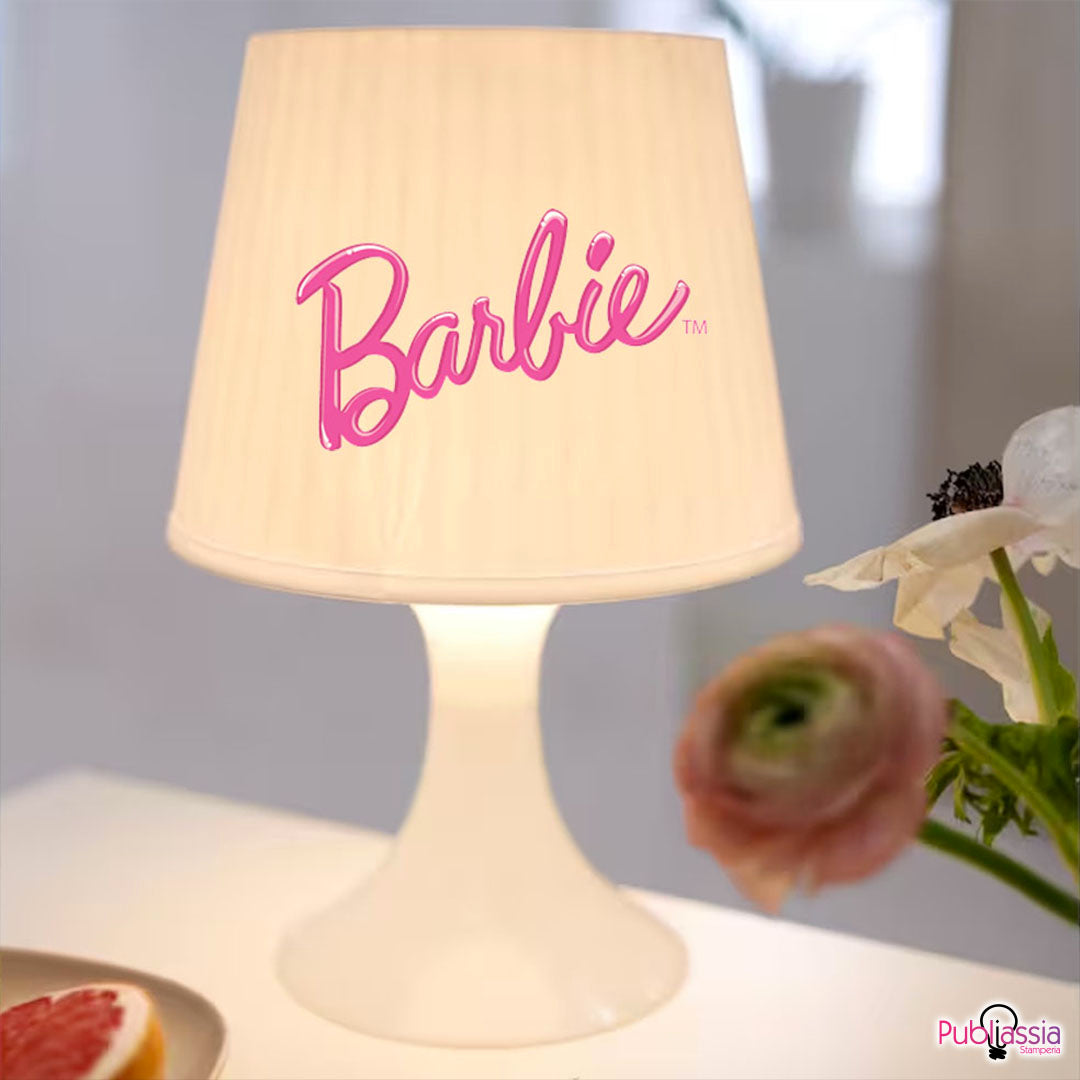 Pink Girl - Lampada da Tavolo Personalizzata