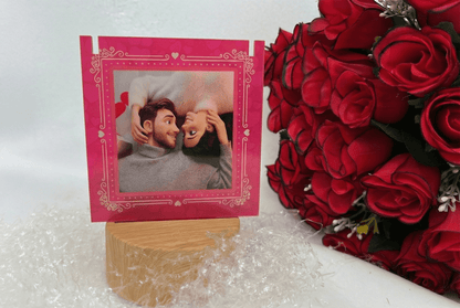 Mini quadretto con foto e collana