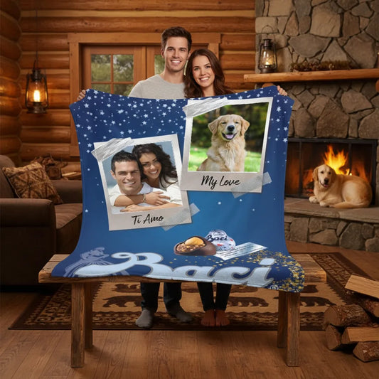 Plaid Baci - personalizzato fai da te