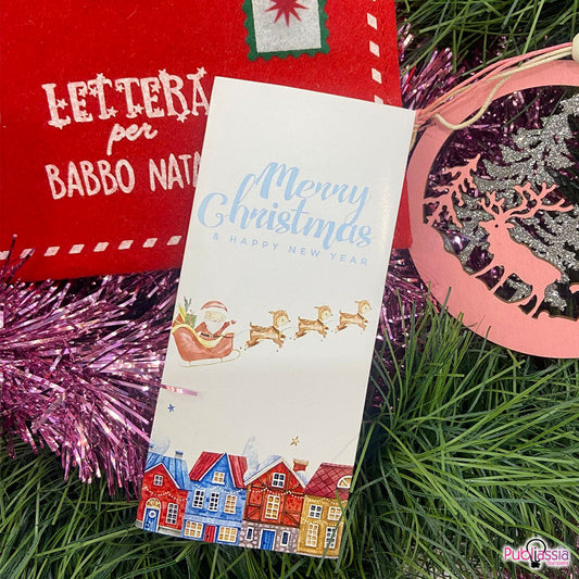 Merry Christmas - Tavoletta di Cioccolata Personalizzata