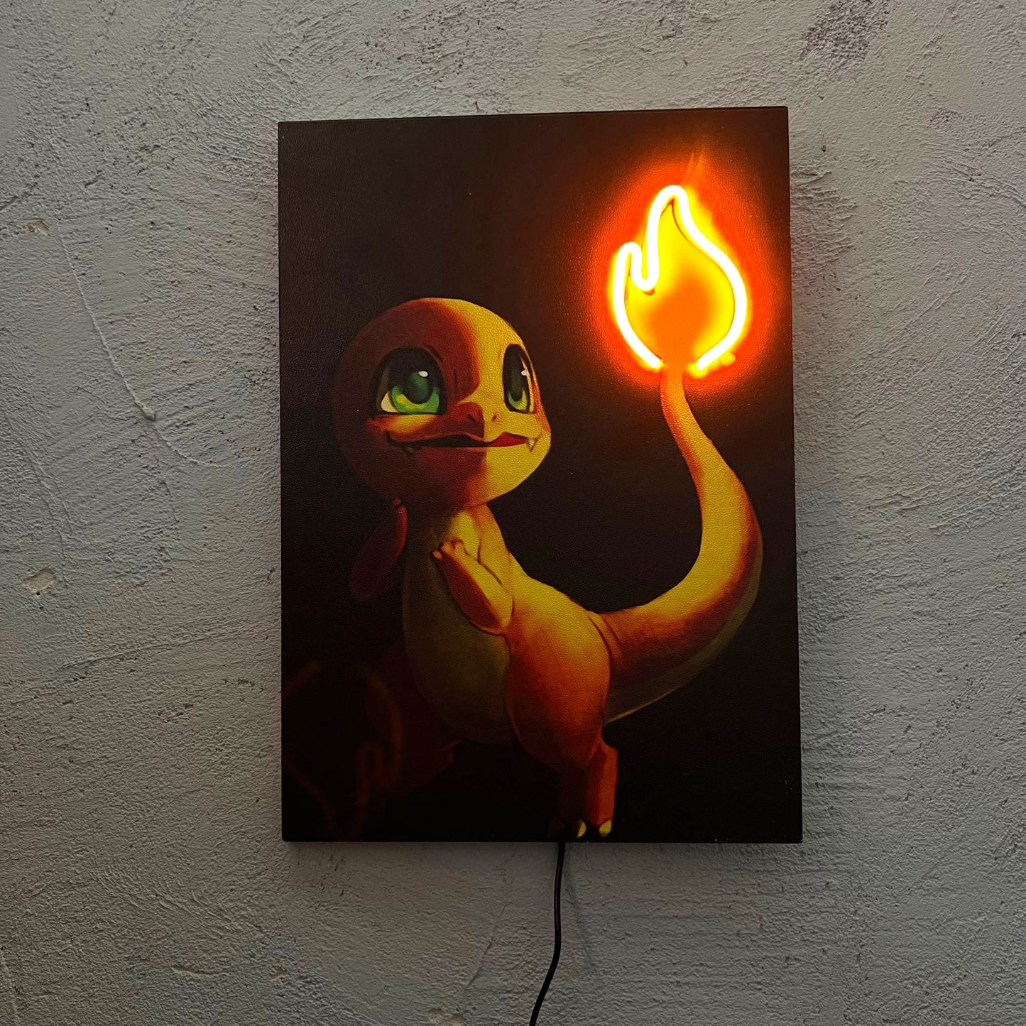 Fire Pocket - Quadretto con Neon Led