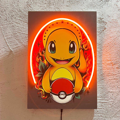 Red Pocket - Quadretto con Neon Led