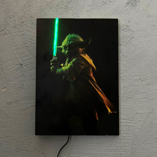 War - Quadretto con Neon Led