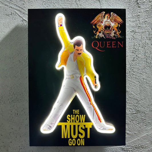 The show must go on - Quadretto con Neon Led