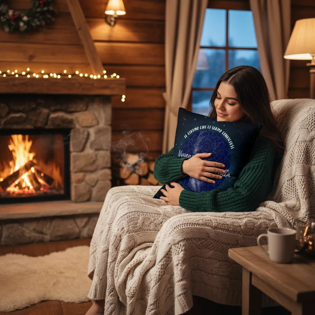 Cuscino Notte Stellata personalizzazione Fai da Te