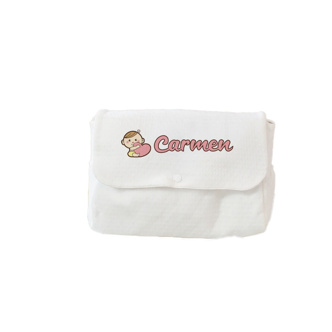 Mom Name - Borsa Fasciatoio per Neonato personalizzata con nome