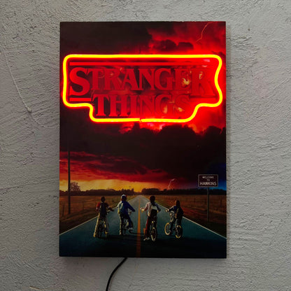 Stranger - Quadretto con Neon Le