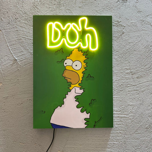 Doh - Quadretto con Neon Led