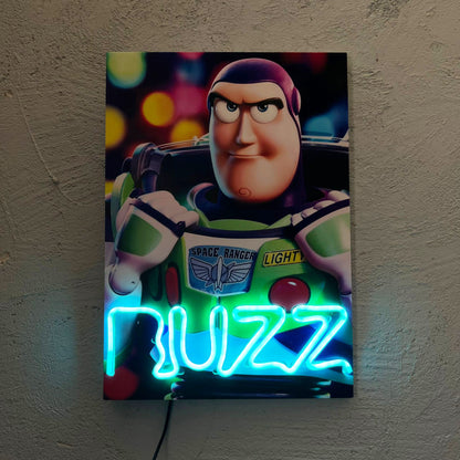 Buzz - Quadretto con Neon Led