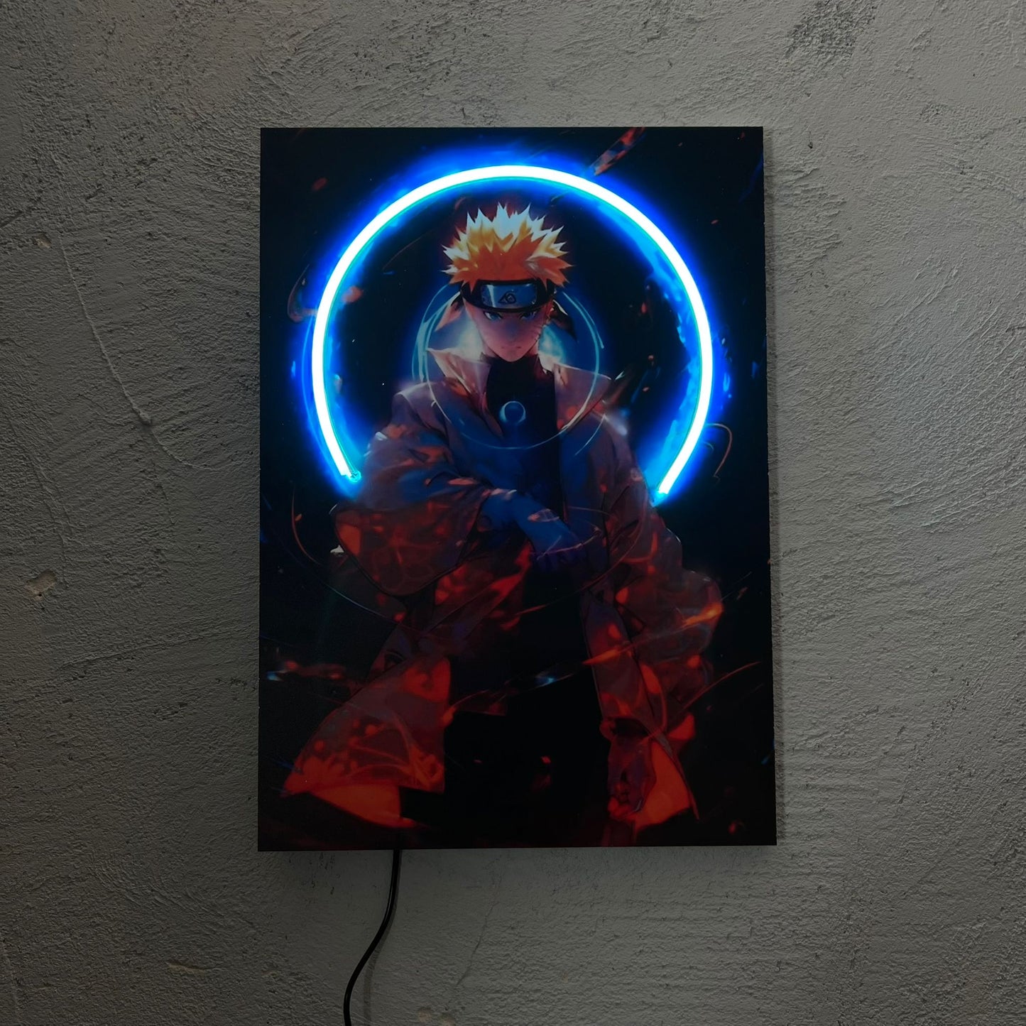 Magic Ninja - Quadretto con Neon Led