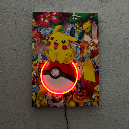 Pocket Color - Quadretto con Neon Led