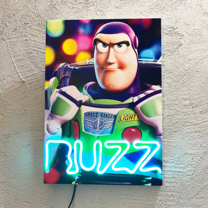 Buzz - Quadretto con Neon Led