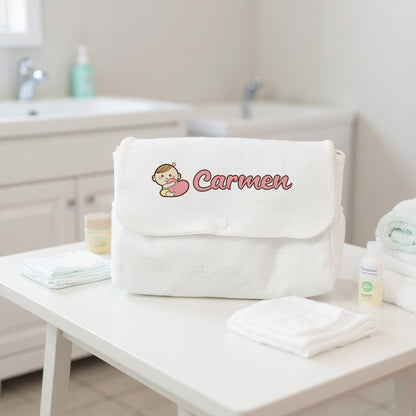 Mom Name - Borsa Fasciatoio per Neonato personalizzata con nome