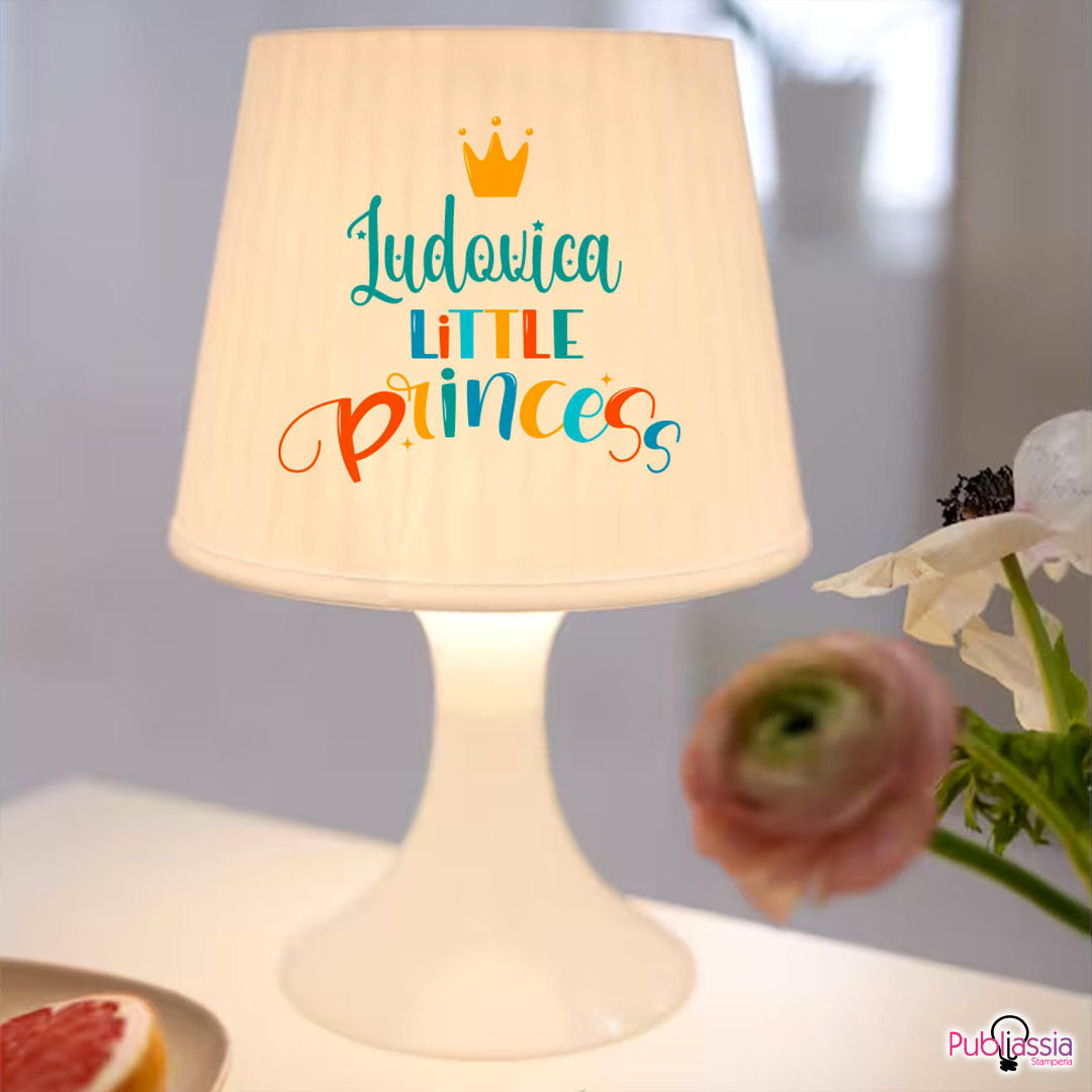 Little princess - Lampada da Tavolo Personalizzata con Nome