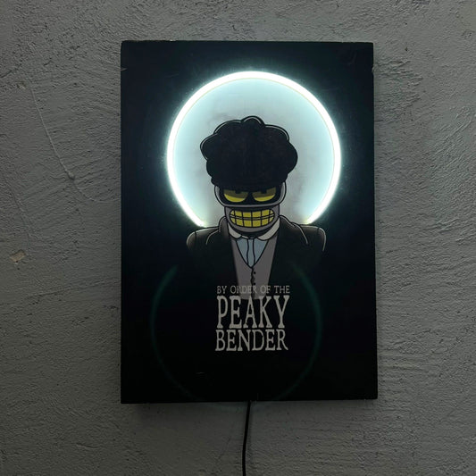 Peaky - Quadretto con Neon Led