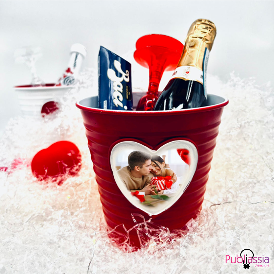 I love you - Contenitore con foto personalizzata