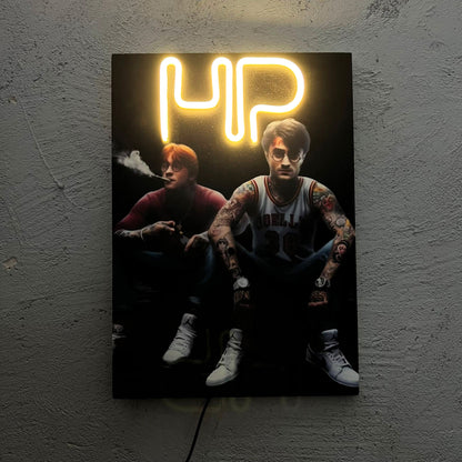 HP Friends - Quadretto con Neon Led