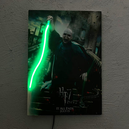 HP Magic Dark - Quadretto con Neon Led