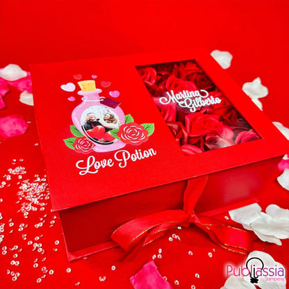 Scent of love Box - Scatola personalizzata con foto e nomi