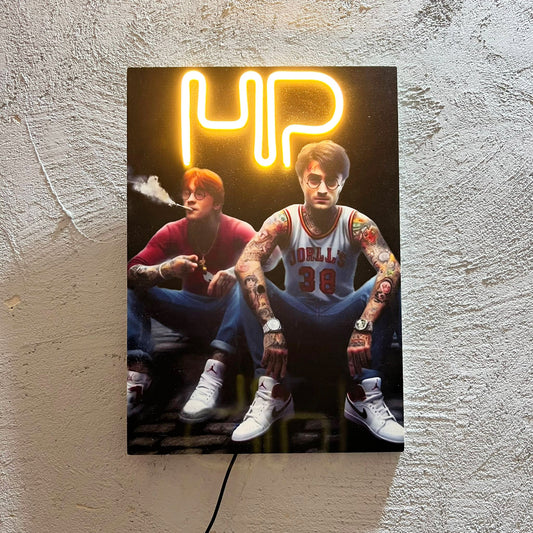 HP Friends - Quadretto con Neon Led